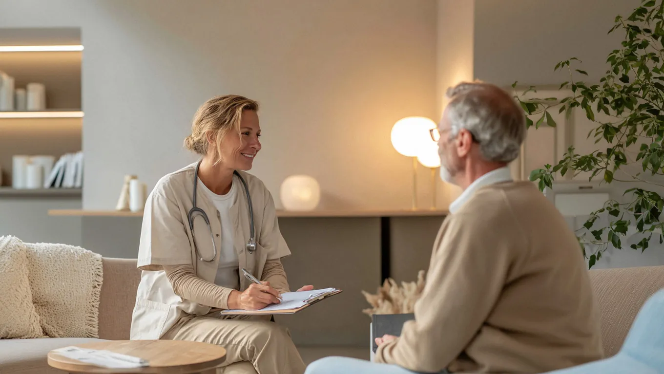 One-on-one health consultation at Executive Health